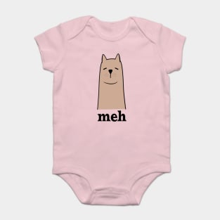 Meh Dog Lack Of Interest Baby Bodysuit